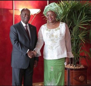 Côte d'Ivoire: Deux diplomates en fin de mission font leurs adieux à  Ouattara