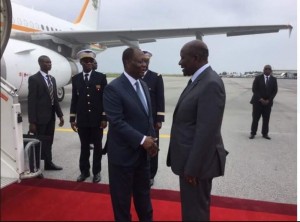 Côte d'Ivoire: Sommet du TAC 2017, Ouattara a quitté Abidjan pour Ouagadougou