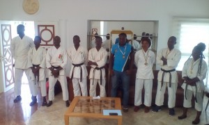 Côte d'Ivoire: Les champions de karaté présentés au préfet de région