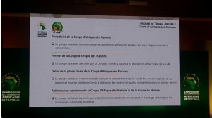 Maroc: Organisation de la CAN, le groupe de travail recommande une compétition  tous les 02 ans, en Juin avec 24 équipes