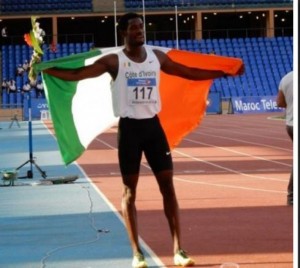 Côte d'Ivoire: Jeux de la francophonie, Hua Koffi en Or, Cissé Gué en argent, lors de la course 200 m hommes