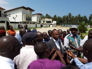 Côte d'Ivoire: Logements sociaux à  Anyama et modeste, Isaac Dé s'enquiert du niveau des travaux