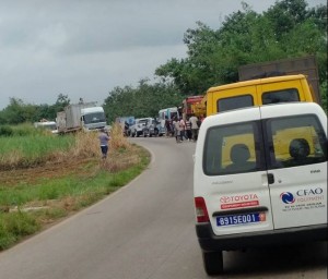 Côte d'Ivoire: Dabou, une collision entre deux gros camions a bloqué la circulation durant des heures