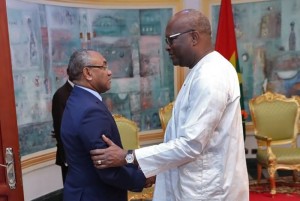 Burkina Faso: Le président de la CAF reçu par le président Kaboré