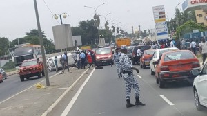 Côte d'Ivoire: Treichville, un grave accident de la circulation perturbe la circulation sur le boulevard lagunaire et le VGE