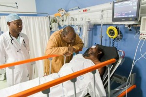 Gabon: Drame de Kango, Ali Bongo au chevet des miraculeux rescapés «je ne tolérerai plus l'intolérable»