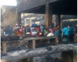 Côte d'Ivoire: Le grand marché d'Abobo part en fumée