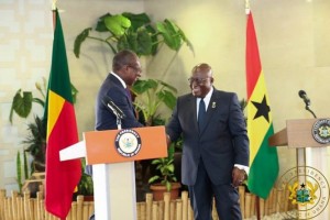 Ghana-Bénin: Visite de Talon, relations bilatérales et monnaie de la CEDEAO évoquées
