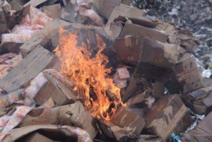 Côte d'Ivoire: Le ministère du commerce  déterminé à  mettre un frein à  la contrefaçon, 37 tonnes de produits prohibés détruits