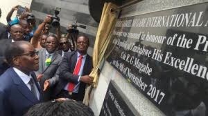 Zimbabwe:  Le  principal aéroport porte désormais le nom de Mugabe