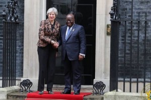 Ghana: Coopération, échanges entre Akufo-Addo et Theresa May à  Londres