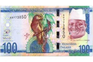 Gambie:  Des billets avec l'effigie de Jammeh à  retirer