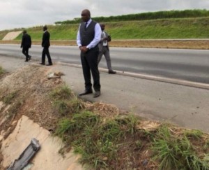 Côte d'Ivoire: Deux jours après le décès de son aide de camp, Hamed Bakayoko s'est rendu sur le lieu de l'accident mortel