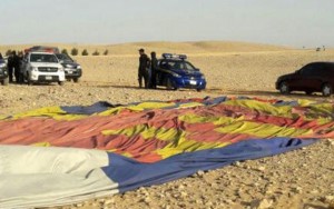 Egypte:  Un touriste  sud africain tué dans le crash d'une montgolfière près de Louxor