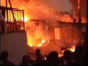 Côte d'Ivoire: Le marché de Soubré en feu depuis ce matin