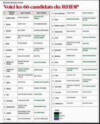 Côte d'Ivoire: Sénatoriales 2018, 66 candidats pour la liste RHDP