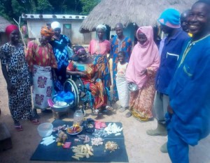 Côte d'Ivoire: Ouaninou, don d'un fauteuil roulant du PAN à  Bamba Massogbê