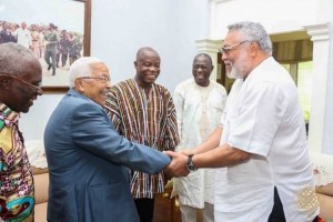 Ghana: Rawlings déplore le silence de l'Afrique dans le monde et appelle au réveil