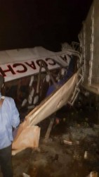 Ouganda  : Un accident impliquant un tracteur,  un bus et un camion fait 48 morts au moins