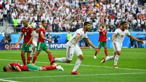 Maroc:  Mondial 2018, le Maroc s'incline face à  l'Iran à  la dernière minute (0-1)