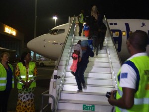 Côte d'Ivoire: Des  migrants  en provenance de Libye de retour au pays