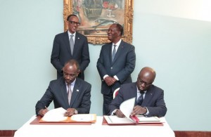 Côte d'Ivoire :  En visite à  Abidjan, Kagamé et Ouattara s'accordent à  mettre fin au visa entre leurs pays respectifs